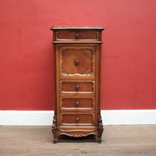 Load image into Gallery viewer, x SOLD An Antique French Bedside Table or Lamp Table with Marble Top, and Marble Insert. B11822
