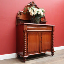 Load image into Gallery viewer, Antique Australian Cedar Single-Drawer Sideboard Chiffonier, or Hall Cabinet. B11792
