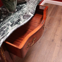 Load image into Gallery viewer, x SOLD Antique French Mahogany and Marble Top Chest of Drawers, Hall Cabinet, Chest. B11331
