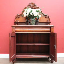 Load image into Gallery viewer, Antique Australian Cedar Single-Drawer Sideboard Chiffonier, or Hall Cabinet. B11792
