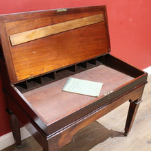 Load image into Gallery viewer, x SOLD Antique Australian Cedar Office Desk, Stationery Desk, Writing Slope Desk B11511
