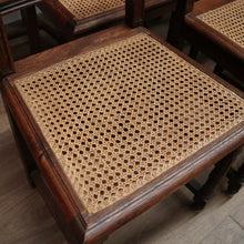 Load image into Gallery viewer, Set of 12 Antique French Dining Chairs or Oak and Cane Kitchen Chairs. B11959
