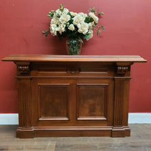 Load image into Gallery viewer, Antique Australian Cedar Shop Counter, or Small Home Bar with a storage Shelf. B12177
