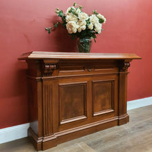 Load image into Gallery viewer, Antique Australian Cedar Shop Counter, or Small Home Bar with a storage Shelf. B12177
