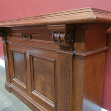 Load image into Gallery viewer, Antique Australian Cedar Shop Counter, or Small Home Bar with a storage Shelf. B12177
