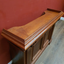 Load image into Gallery viewer, Antique Australian Cedar Shop Counter, or Small Home Bar with a storage Shelf. B12177
