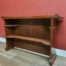 Load image into Gallery viewer, Antique Australian Cedar Shop Counter, or Small Home Bar with a storage Shelf. B12177
