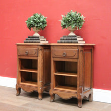 Load image into Gallery viewer, x SOLD A Pair of French Bedside Cabinets or Lamp Tables, Open Fronted Side Tables. B11962
