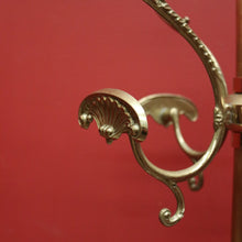 Load image into Gallery viewer, x SOLD French Brass Coat Rack, Free Standing Revolving Coat Tree Hat Scarf Rack. B11661
