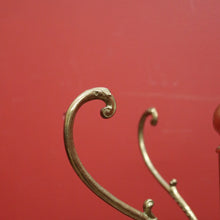 Load image into Gallery viewer, x SOLD French Brass Coat Rack, Free Standing Revolving Coat Tree Hat Scarf Rack. B11661
