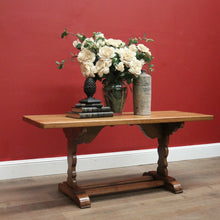 Load image into Gallery viewer, X SOLD Vintage French Coffee Table, Country France Twin Stretcher Base Coffee Table. B11402
