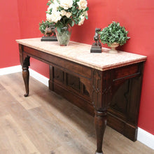 Load image into Gallery viewer, x SOLD Antique French Oak and Marble Hall Table, Sideboard or Foyer Entry Table, B11933
