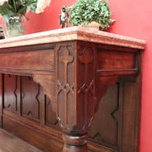 Load image into Gallery viewer, x SOLD Antique French Oak and Marble Hall Table, Sideboard or Foyer Entry Table, B11933
