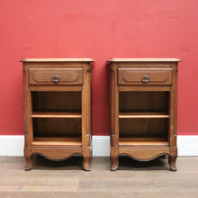 Load image into Gallery viewer, x SOLD A Pair of French Bedside Cabinets or Lamp Tables, Open Fronted Side Tables. B11962
