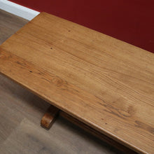 Load image into Gallery viewer, X SOLD Vintage French Coffee Table, Country France Twin Stretcher Base Coffee Table. B11402
