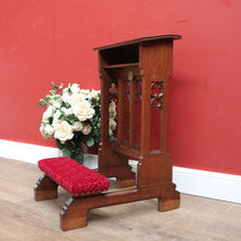 Load image into Gallery viewer, x SOLD Antique French Prie Dieu, Church Prayer Chair, or Antique French Prayer Kneeler. B11478
