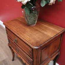 Load image into Gallery viewer, x SOLD Antique French Lamp or Side Table, or 2-Drawer Bedside Table or Cabinet. B11705
