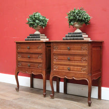 Load image into Gallery viewer, x SOLD Pair of Vintage French Bedside Table or Cabinets, Lamp Side Tables. B11523
