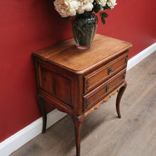 Load image into Gallery viewer, x SOLD Antique French Lamp or Side Table, or 2-Drawer Bedside Table or Cabinet. B11705
