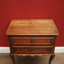 Load image into Gallery viewer, x SOLD Antique French Lamp or Side Table, or 2-Drawer Bedside Table or Cabinet. B11705
