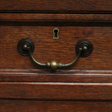 Load image into Gallery viewer, x SOLD Antique French oak Sideboard, Two Drawer 2 Door Hall or Entry Cabinet. B11539
