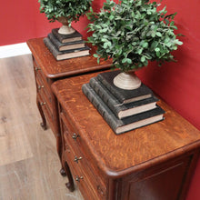 Load image into Gallery viewer, x SOLD Pair of Vintage French Bedside Table or Cabinets, Lamp Side Tables. B11523

