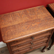 Load image into Gallery viewer, x SOLD Pair of Vintage French Bedside Table or Cabinets, Lamp Side Tables. B11523
