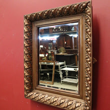 Load image into Gallery viewer, Antique French Bevelled Edge Mirror with Acanthus Leaf Frame, Hall Wall Mirror. B11623
