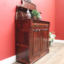 Load image into Gallery viewer, Antique English Rosewood Sideboard, Hall Cabinet, Dining Room Wine Cupboard. B11298
