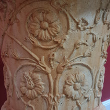 Load image into Gallery viewer, x SOLD A large and grand garden Urn with a repeat egg-and-dart pattern to the rim, detail gadrooning to the base of the bowl with Roman warrior faces.
