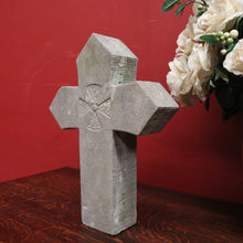 Load image into Gallery viewer, Antique French Cross or Crucifix, Bluestone Home Worship and Devotion Cross. B11853
