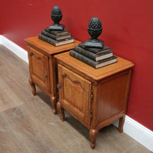 Load image into Gallery viewer, x SOLD Pair of Vintage French Lamp Cabinets, or Bedside Cabinets, or Hall Cupboards. B11790
