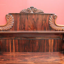 Load image into Gallery viewer, Antique English Rosewood Sideboard, Hall Cabinet, Dining Room Wine Cupboard. B11298
