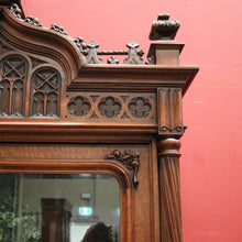 Load image into Gallery viewer, x SOLD Antique French Walnut Church-Inspired China Cabinet or Bookcase Cupboard B11916
