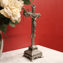 Load image into Gallery viewer, x SOLD Antique French Crucifix, Christ on Cross, Altar Crucifix, Home Worship Cross B11443
