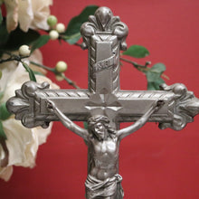 Load image into Gallery viewer, x SOLD Antique French Crucifix, Christ on Cross, Altar Crucifix, Home Worship Cross B11443
