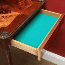 Load image into Gallery viewer, x SOLD Antique French Walnut and Marquetry Top Fold-Over Card Table or Games Table. B11896
