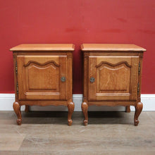 Load image into Gallery viewer, x SOLD Pair of Vintage French Lamp Cabinets, or Bedside Cabinets, or Hall Cupboards. B11790
