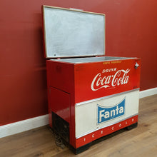 Load image into Gallery viewer, Vintage, almost antique 1950s Coco-Cola machine or fridge.

