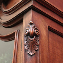 Load image into Gallery viewer, Antique French Walnut China Cabinet or Bookcase with 3 Drawers to the Base. B11903
