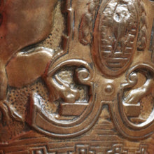 Load image into Gallery viewer, x SOLD Antique French Brass Coal Bucket, Unicorn, Lion and Fleur De Lis Bucket. B11300
