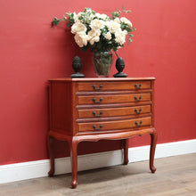 Load image into Gallery viewer, x SOLD Vintage Chest of Drawers, Hall Cabinet or Cupboard, Cutlery Chest, Felt-lined Drawers. B11785
