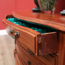 Load image into Gallery viewer, x SOLD Vintage Chest of Drawers, Hall Cabinet or Cupboard, Cutlery Chest, Felt-lined Drawers. B11785
