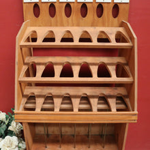 Load image into Gallery viewer, x SOLD Vintage Wine Rack, Penfolds Old Shop Advertising Wine Rack or Stand. B11784
