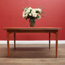 Load image into Gallery viewer, Burgess Australia - Mid-Century Teak Dining Table with Extension Leaves. B12366
