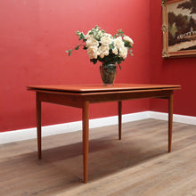 Load image into Gallery viewer, Burgess Australia - Mid-Century Teak Dining Table with Extension Leaves. B12366
