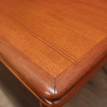 Load image into Gallery viewer, Burgess Australia - Mid-Century Teak Dining Table with Extension Leaves. B12366
