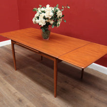 Load image into Gallery viewer, Burgess Australia - Mid-Century Teak Dining Table with Extension Leaves. B12366
