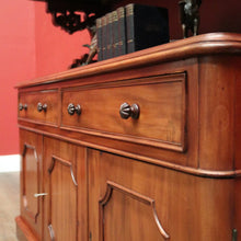 Load image into Gallery viewer, Antique English Mahogany Sideboard or Servery with Drawer and Cupboard Storage. B12359
