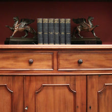 Load image into Gallery viewer, Antique English Mahogany Sideboard or Servery with Drawer and Cupboard Storage. B12359
